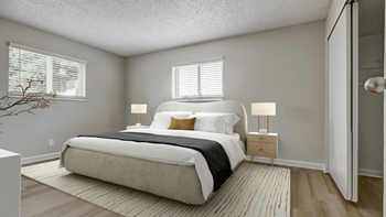 *Plush carpeting in bedrooms